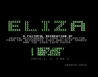 ELIZA64 (C64 misc)