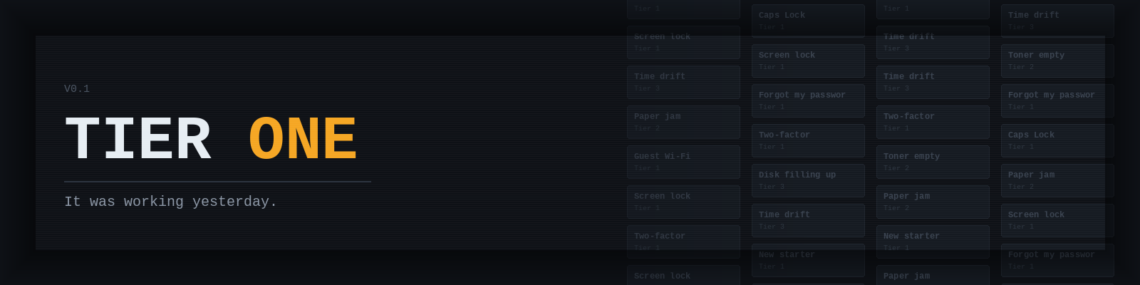 Tier One