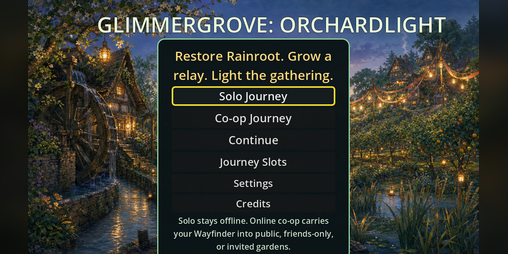 Cover image for Glimmergrove: Orchardlight
