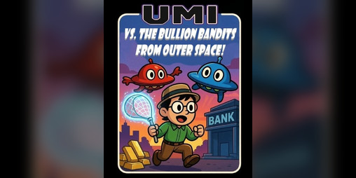 Cover image for Umi vs. The Bullion Bandits From Outer Space! (Atari 2600 NTSC/PAL)