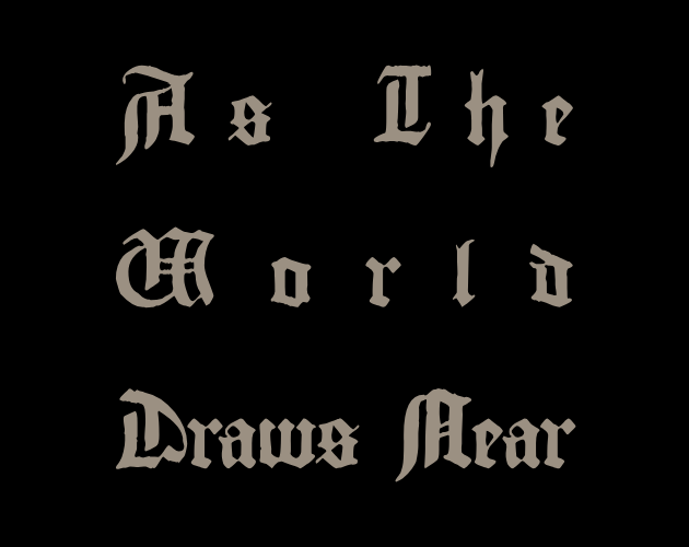 Cover image for As The World Draws Near