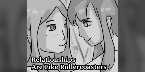 Cover image for Relationships Are Like Rollercoasters