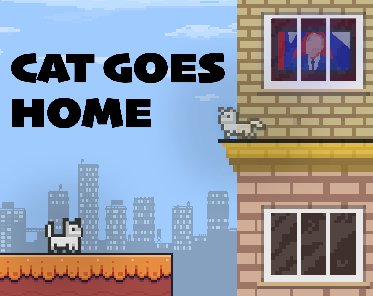 Cover image for Cat Goes Home