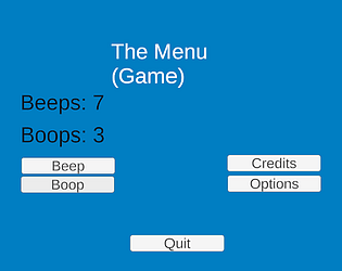 MP0: Menu game screenshot