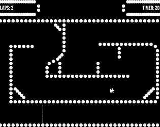My First Gran Trak 10 game screenshot