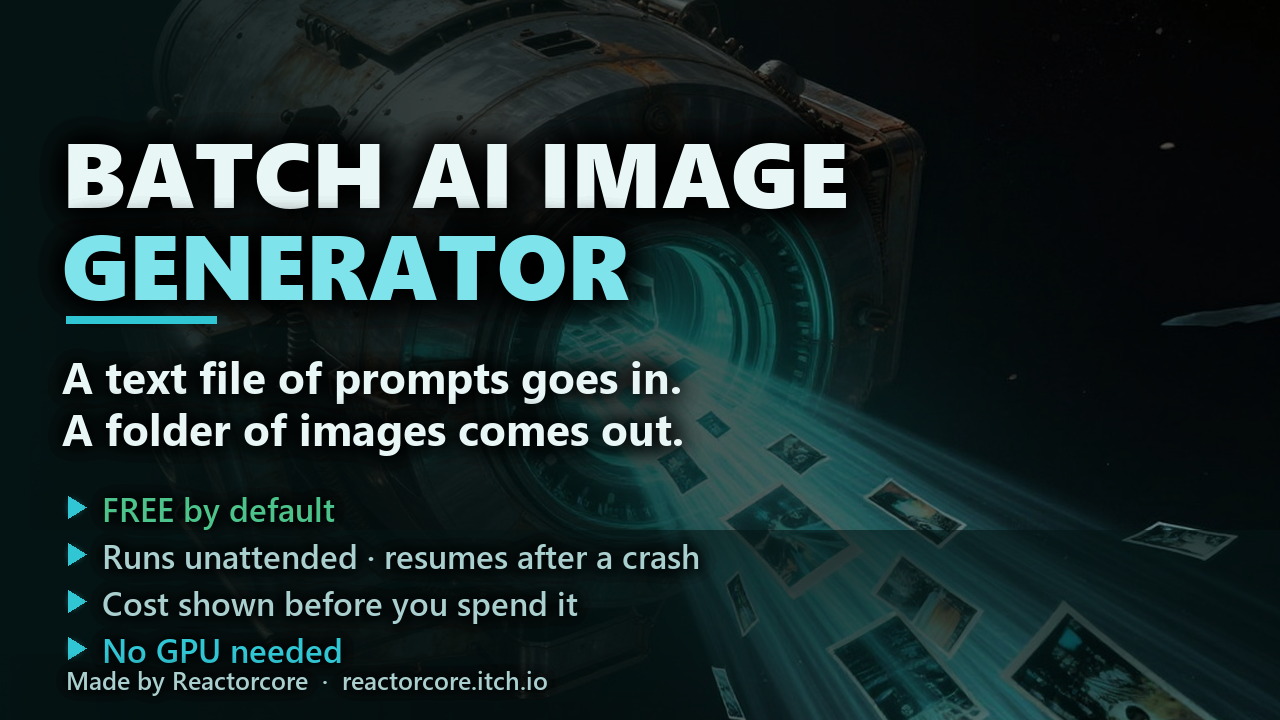 Batch AI Image Generator
