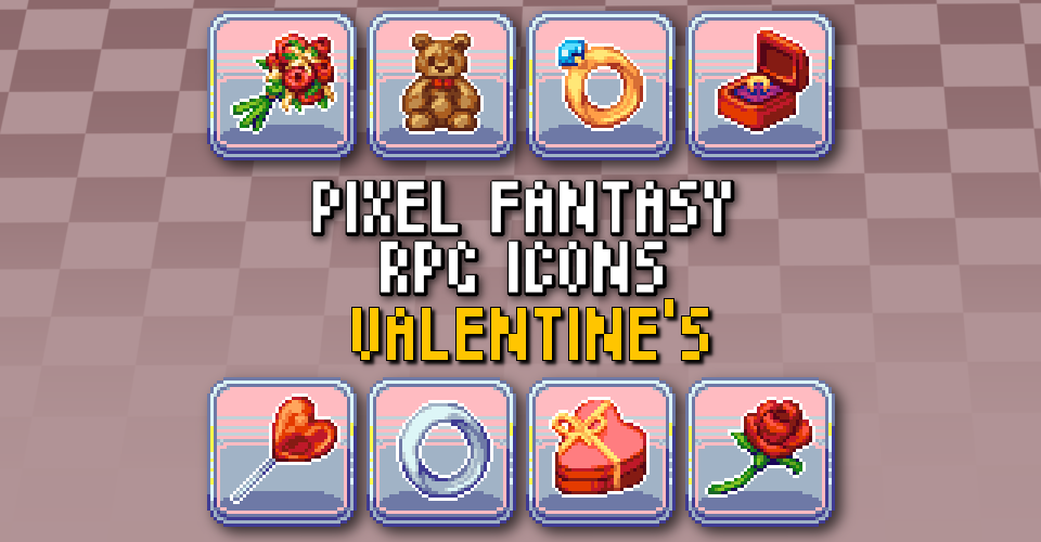 Resource RPG Icons 32x32 Pixel Art 