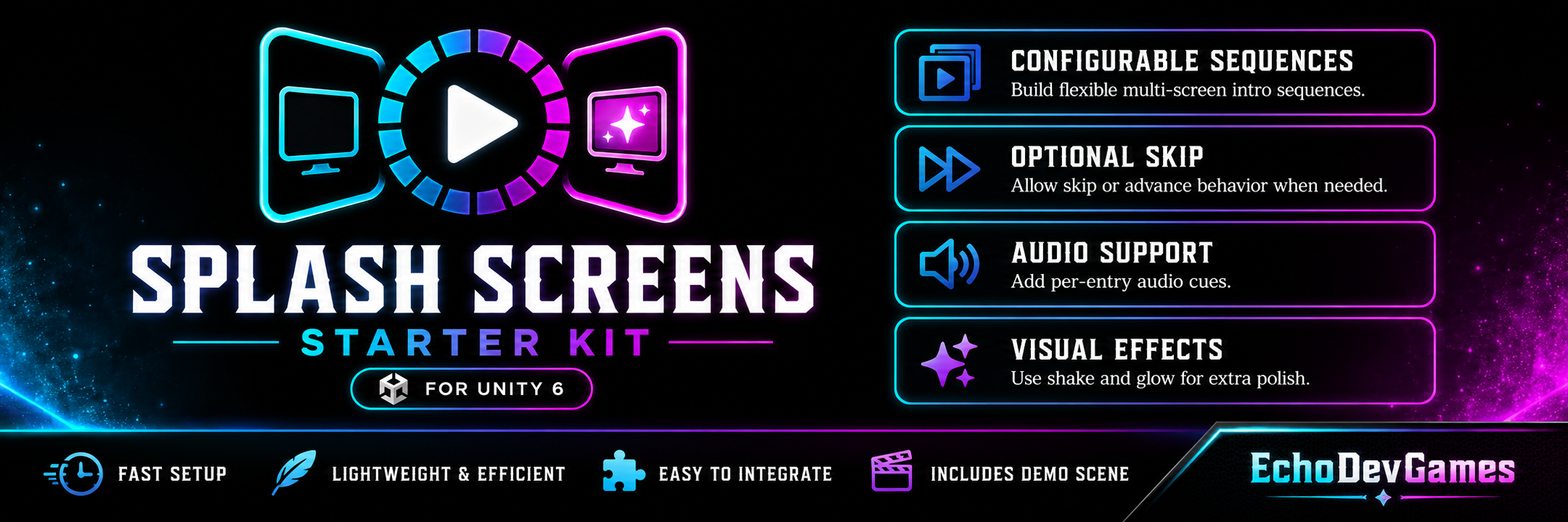 Splash Screen Starter Kit by EchoDevGames
