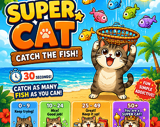 Super Cat - Catch the Fish! [Free] [Action]