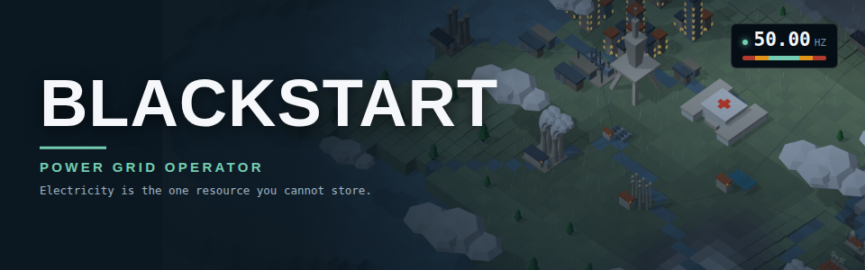 Blackstart: Power Grid Operator
