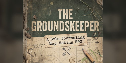 Cover image for THE GROUNDSKEEPER A solo journaling map-making RPG