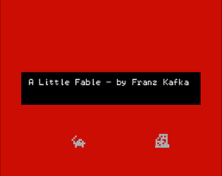 Cover image for Franz Kafka's "A Little Fable"