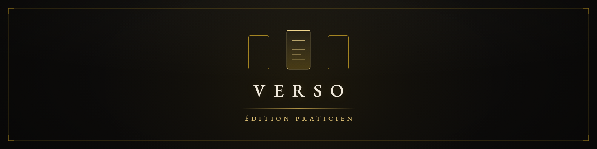 Verso, édition praticien