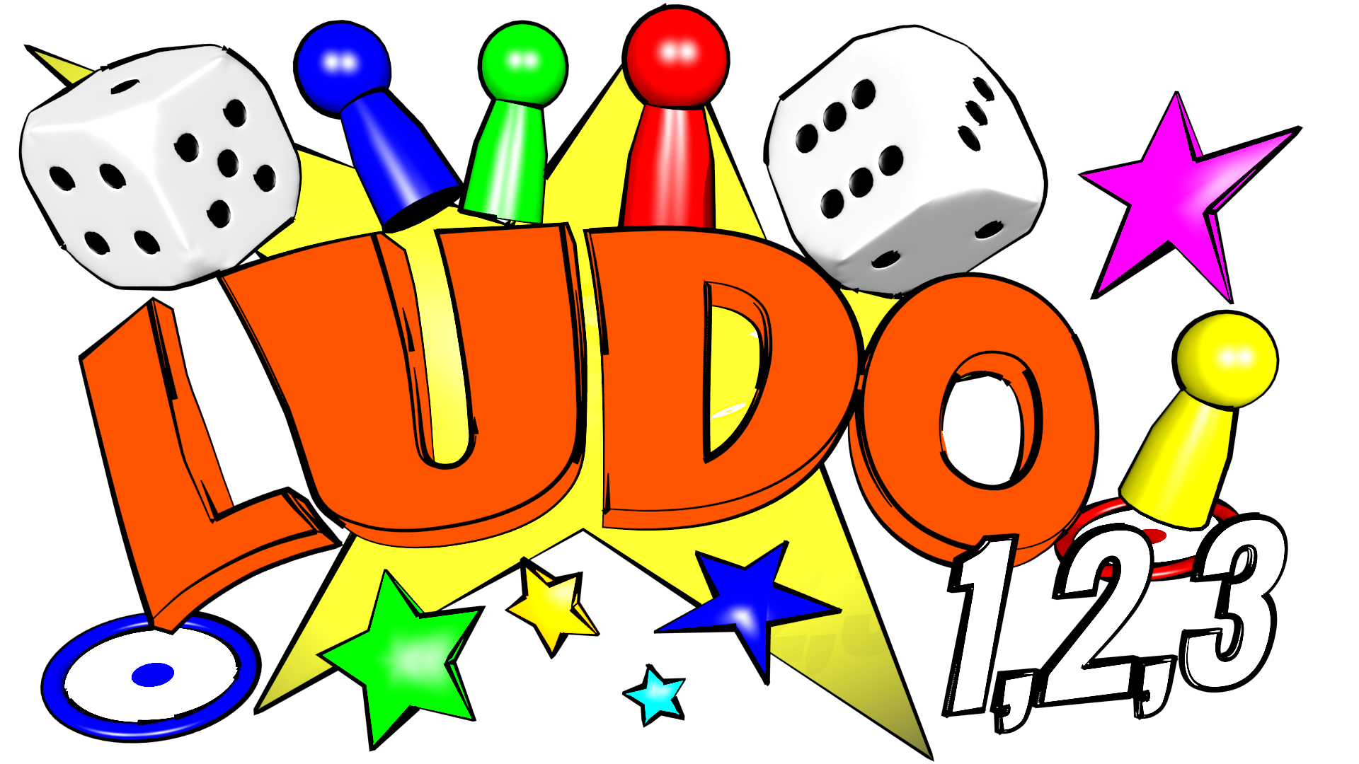 Ludo 1, 2, 3
