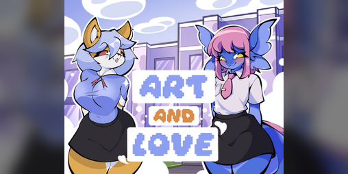 Cover image for Art and Love by Ursk | NSFW 18+ Visual Novel