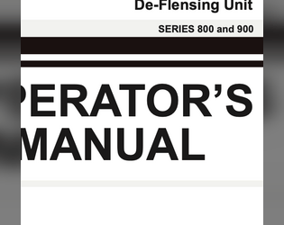 Operator's Manual for the Handheld Bronson Articulated De-Flensing Unit:  A Game   - A miming game disguised as a user's manual. 