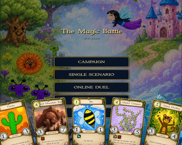 Cover image for The Magic Battle