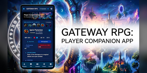 Cover image for GATEWAY RPG: Player Companion Android App