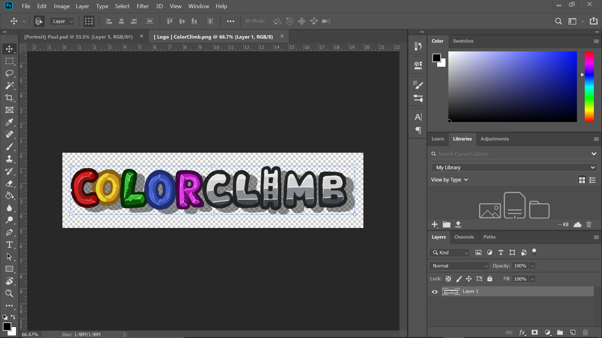 Photoshop ColorClimb Logo
