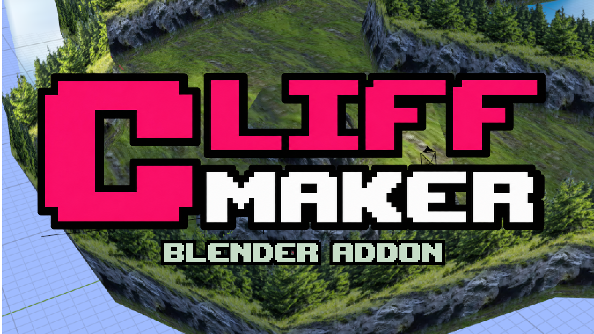 Cliff Maker - Low Poly Level Design (Blender Addon)