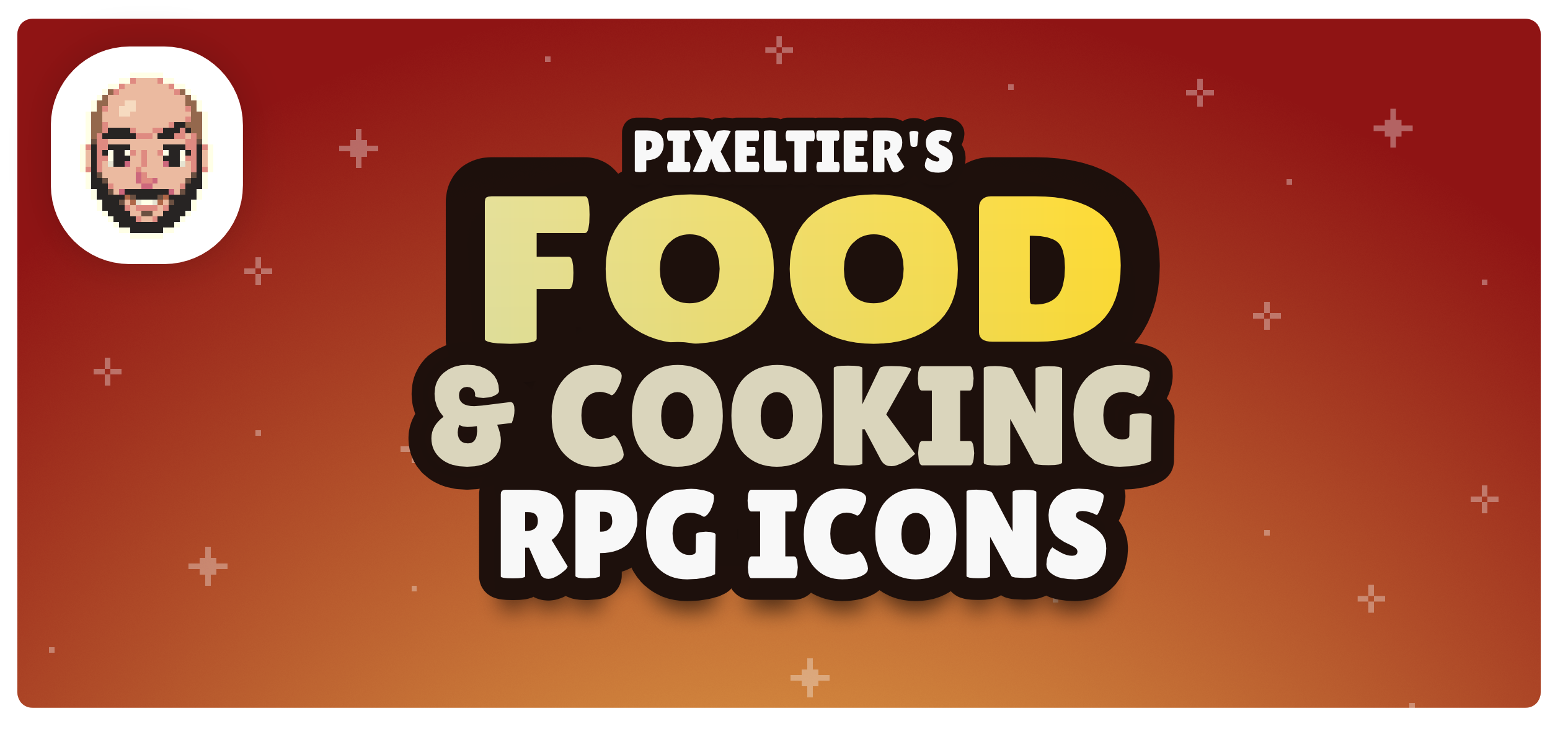 Pixeltier's Food & Cooking RPG Icons [16x16 Pixel Art]