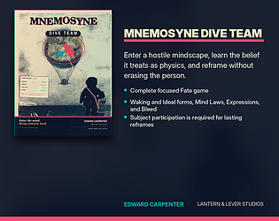 Mnemosyne Dive Team [$15.00] [Role Playing]