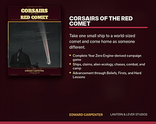 Corsairs of the Red Comet [$20.00] [Role Playing]