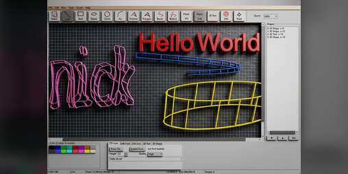 Cover image for VecDraw v3.2 — Vector Drawing Editor for Retro Programming