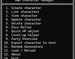 D&D simple helper [Free] [Adventure] [Windows]