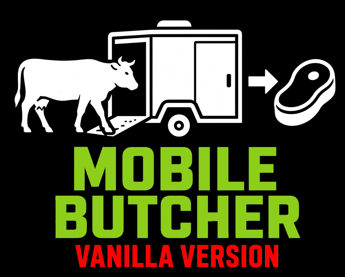 Cover image for FS25 Mobile Butcher Vanilla Edition