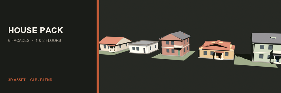 Low Poly House Pack