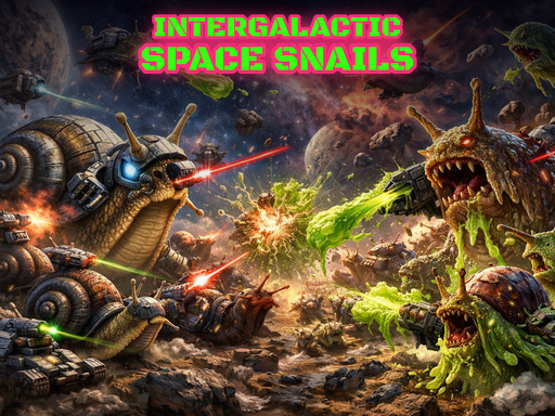 Cover image for INTERGALACTIC SPACE SNAILS
