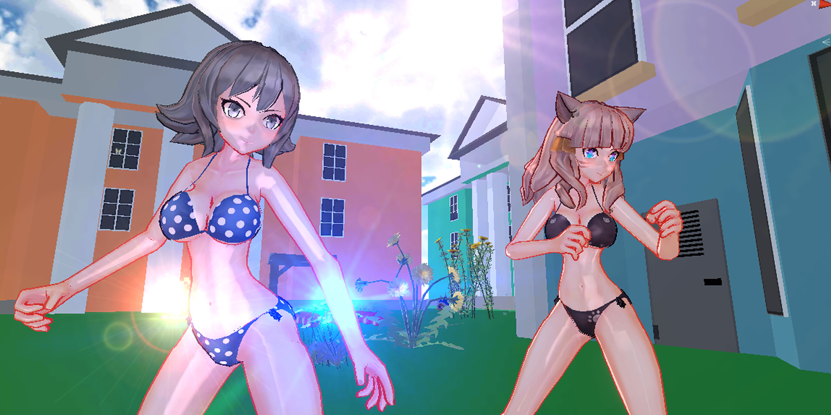 Anime Girls X Battleground: Free Fire Balls 3D