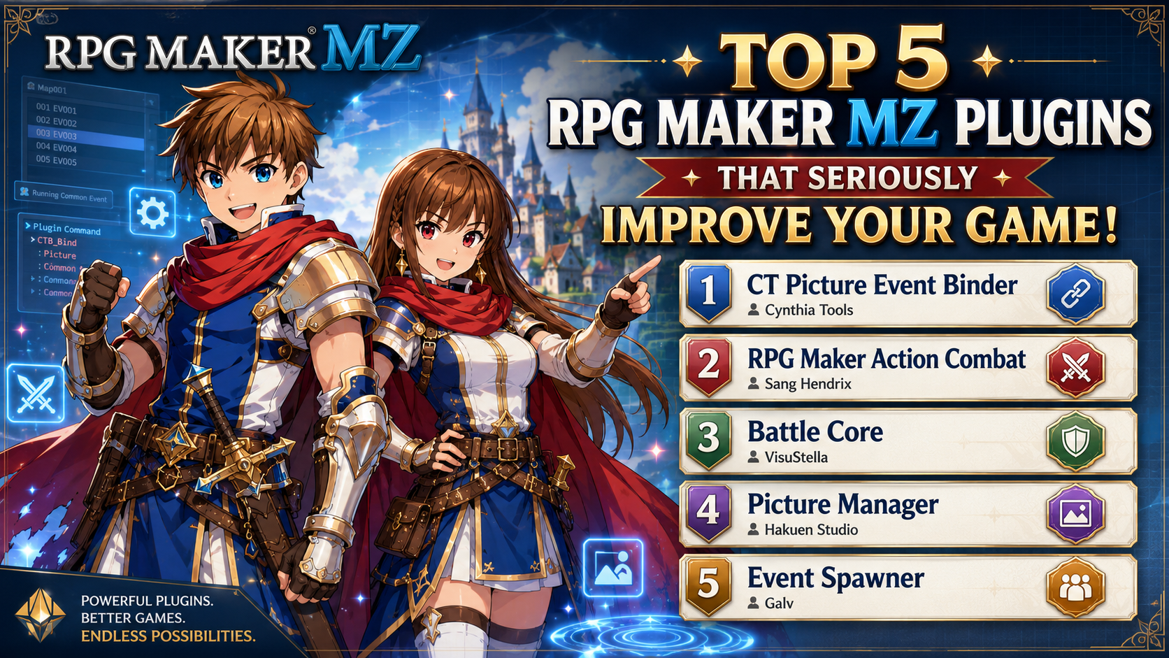 Top 5 RPG Maker MZ Plugins That Seriously Improve Your Game