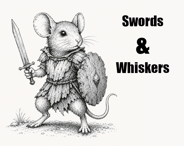 Cover image for Swords & Whiskers - Index Card RPG