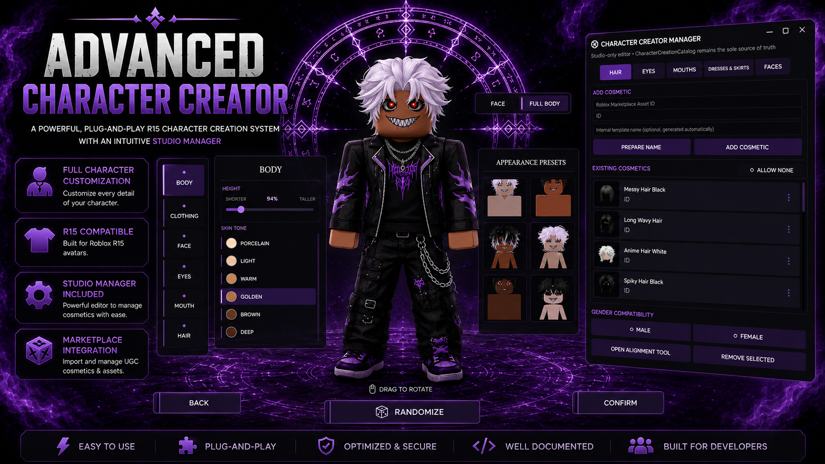 Advanced Character Creator