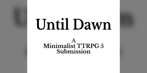 Cover image for Until Dawn