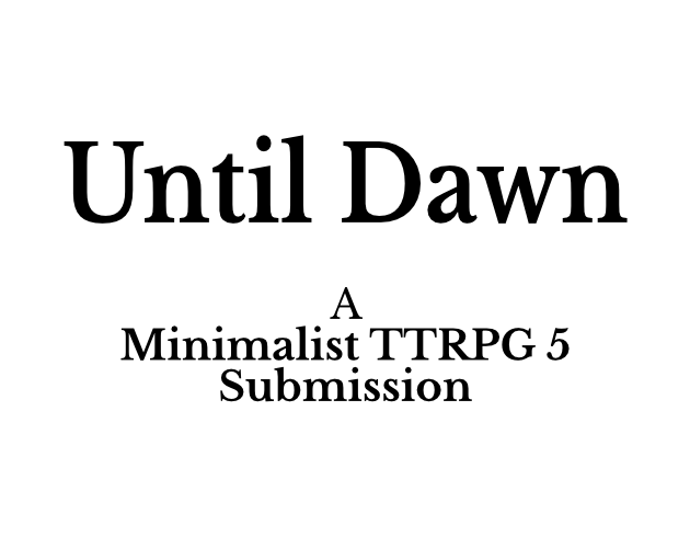 Cover image for Until Dawn