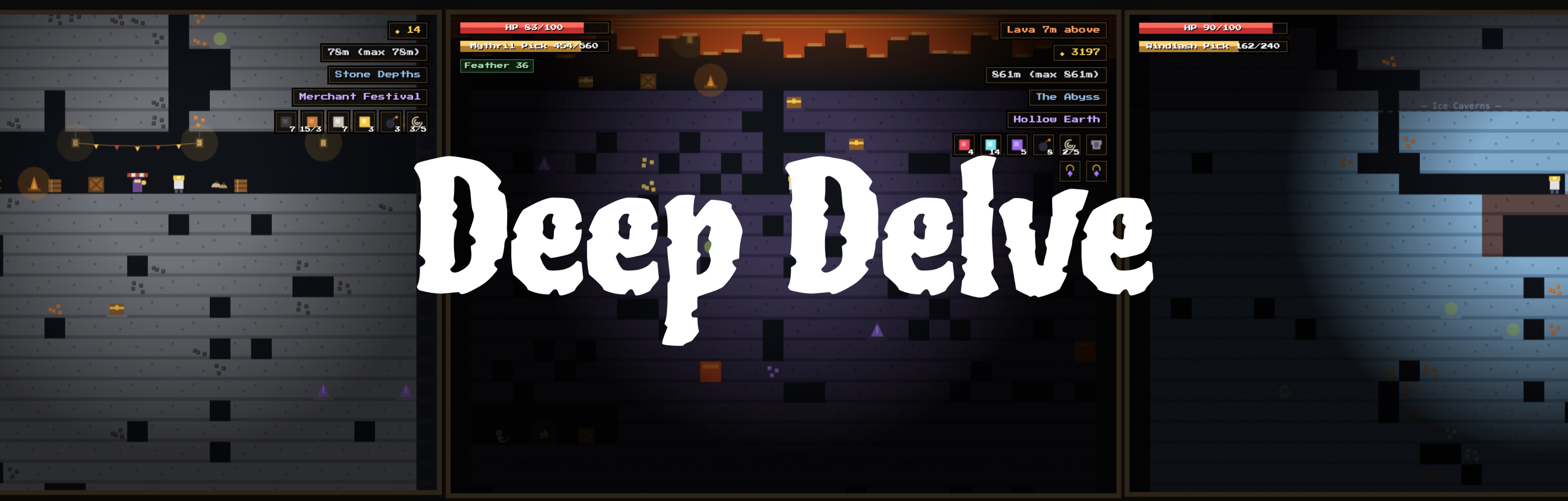 Deep Delve: Mining Roguelike