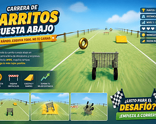 Carrera de Carritos Cuesta Abajo [Free] [Racing]