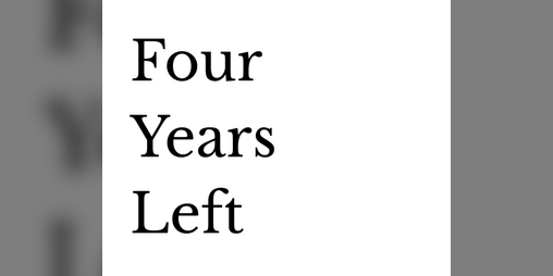 Cover image for Four Years Left