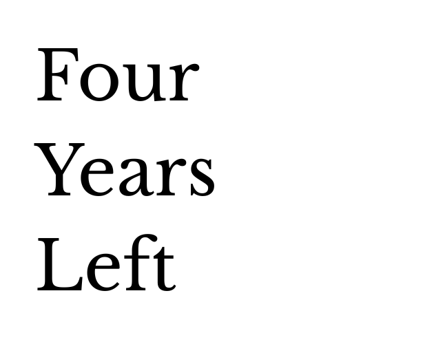 Cover image for Four Years Left