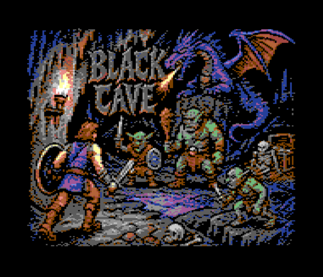 Cover image for Black Cave (Commodore 64)