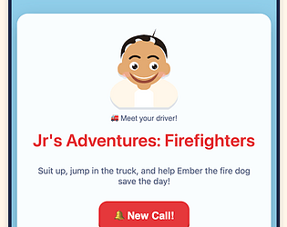 Jr's Adventures: Firefighters game screenshot