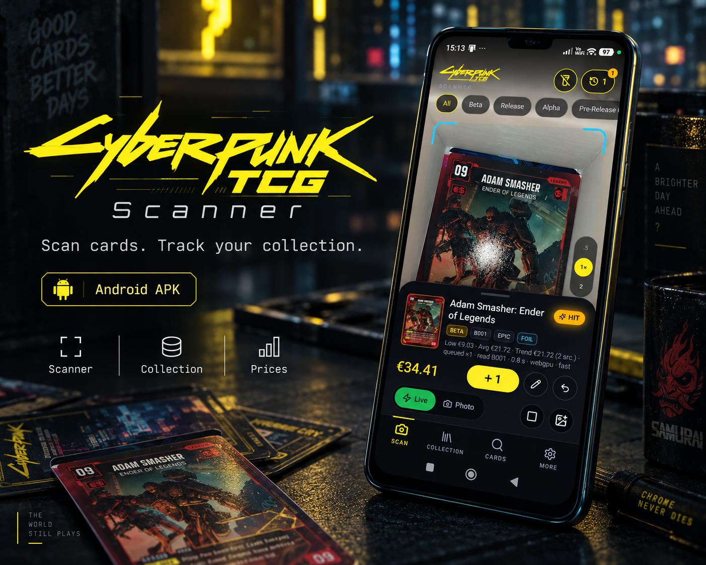 Cover image for Cyberpunk TCG - Scanner App