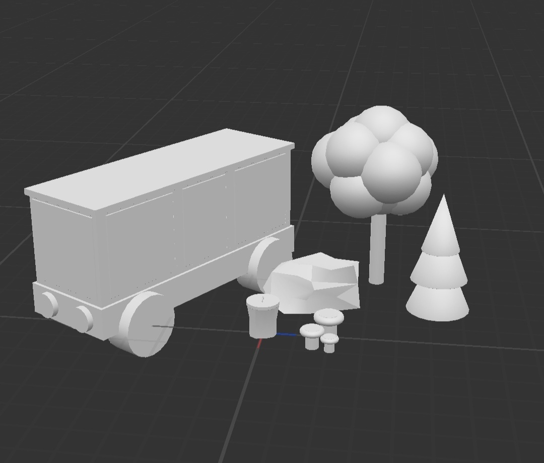 [3D ASSET] Low poly camping models