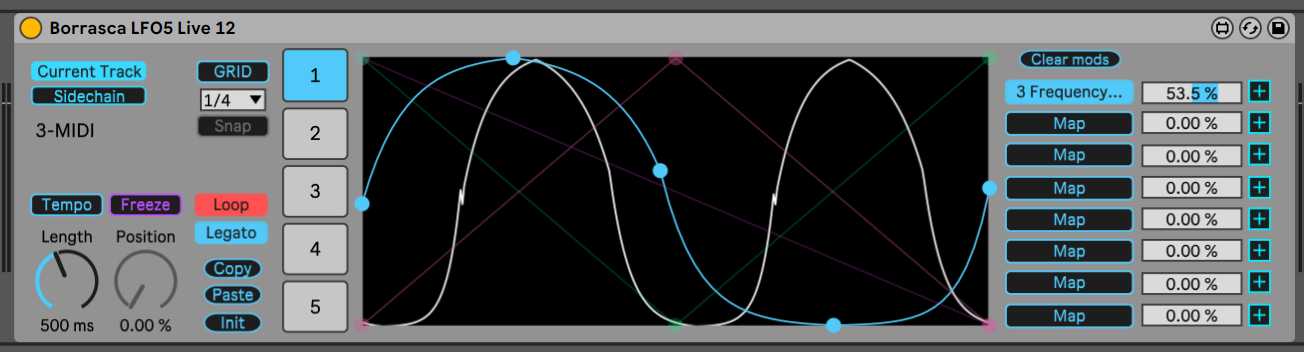 Borrasca LFO5 (Max for Live)