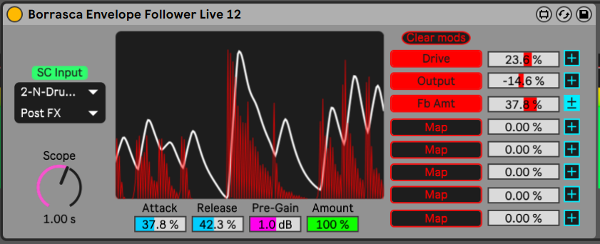 Borrasca Envelope Follower (Max for Live)