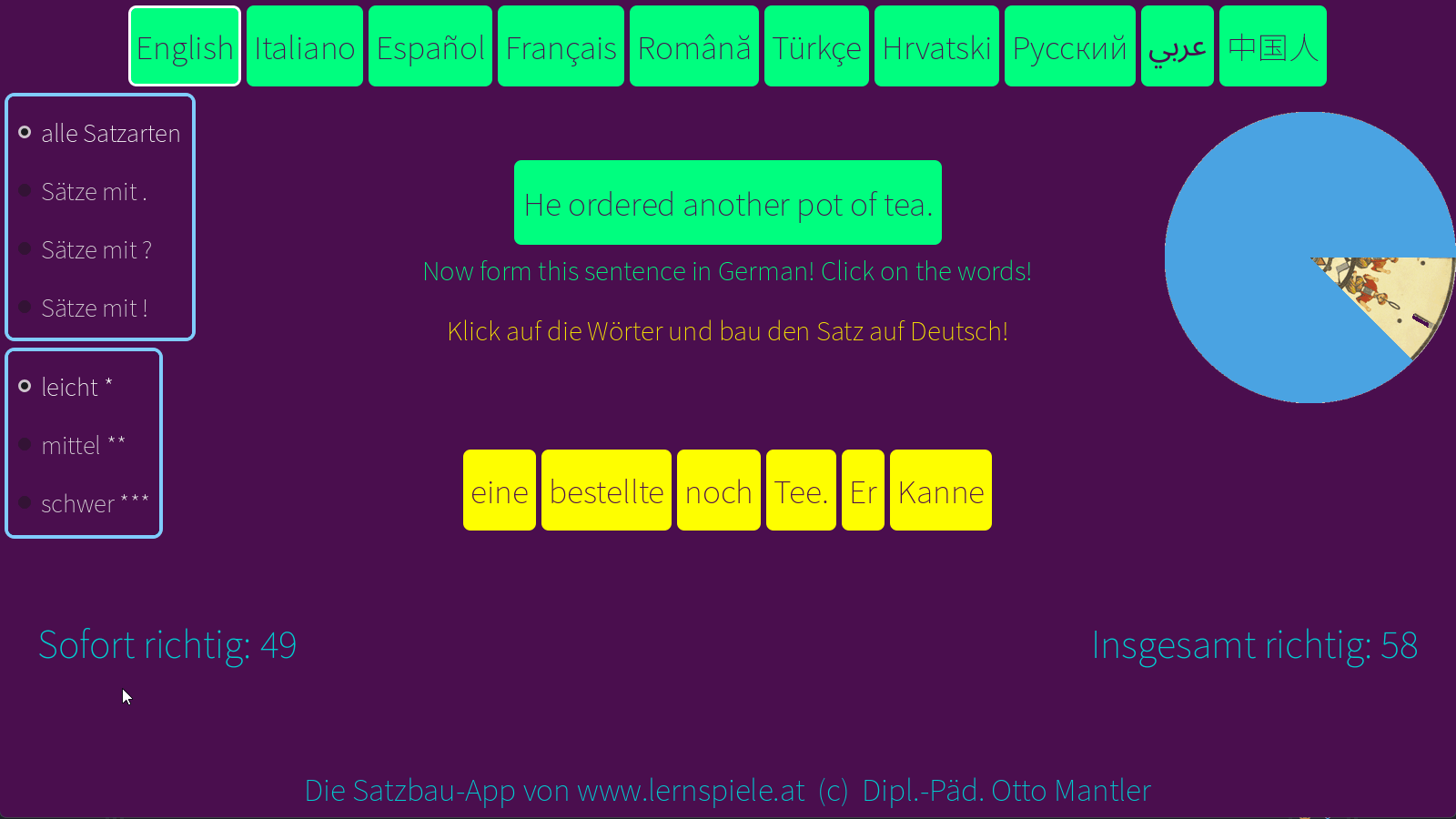 Satzbau-App Deutsch – German Sentence Structure Learning Game [Free] [Educational]