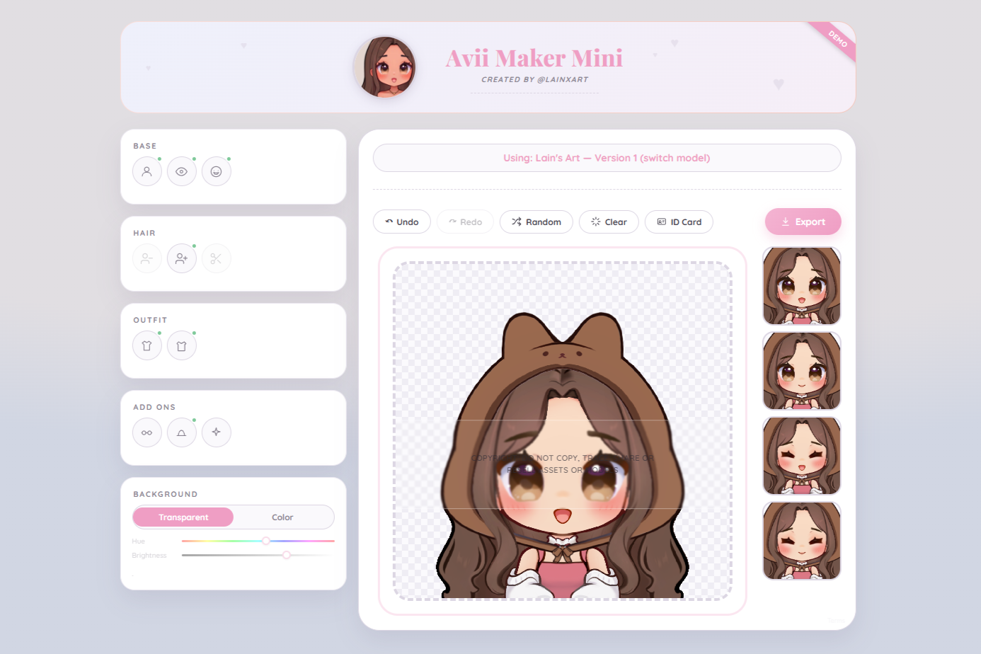 Avii Maker Mini (2D PNGtuber Studio)